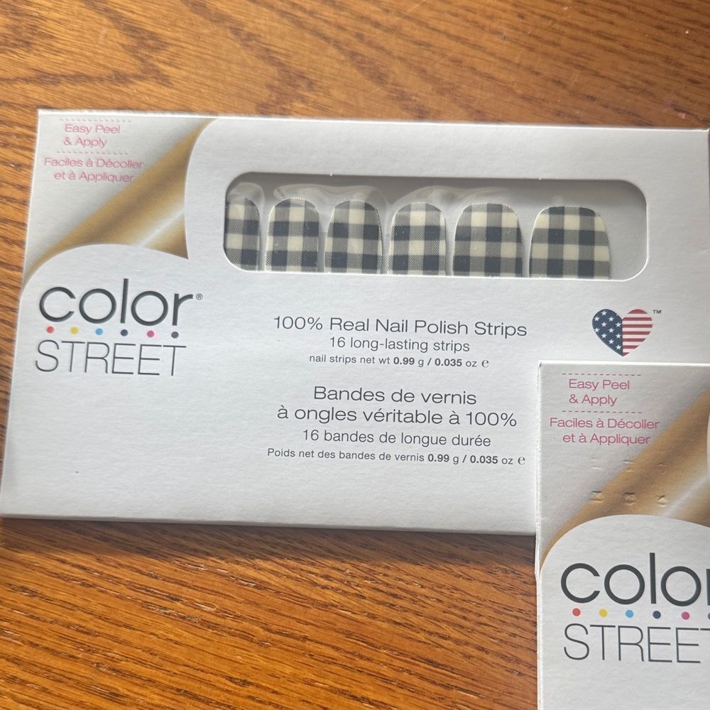 Color Street Checkered Nail Polish Strips